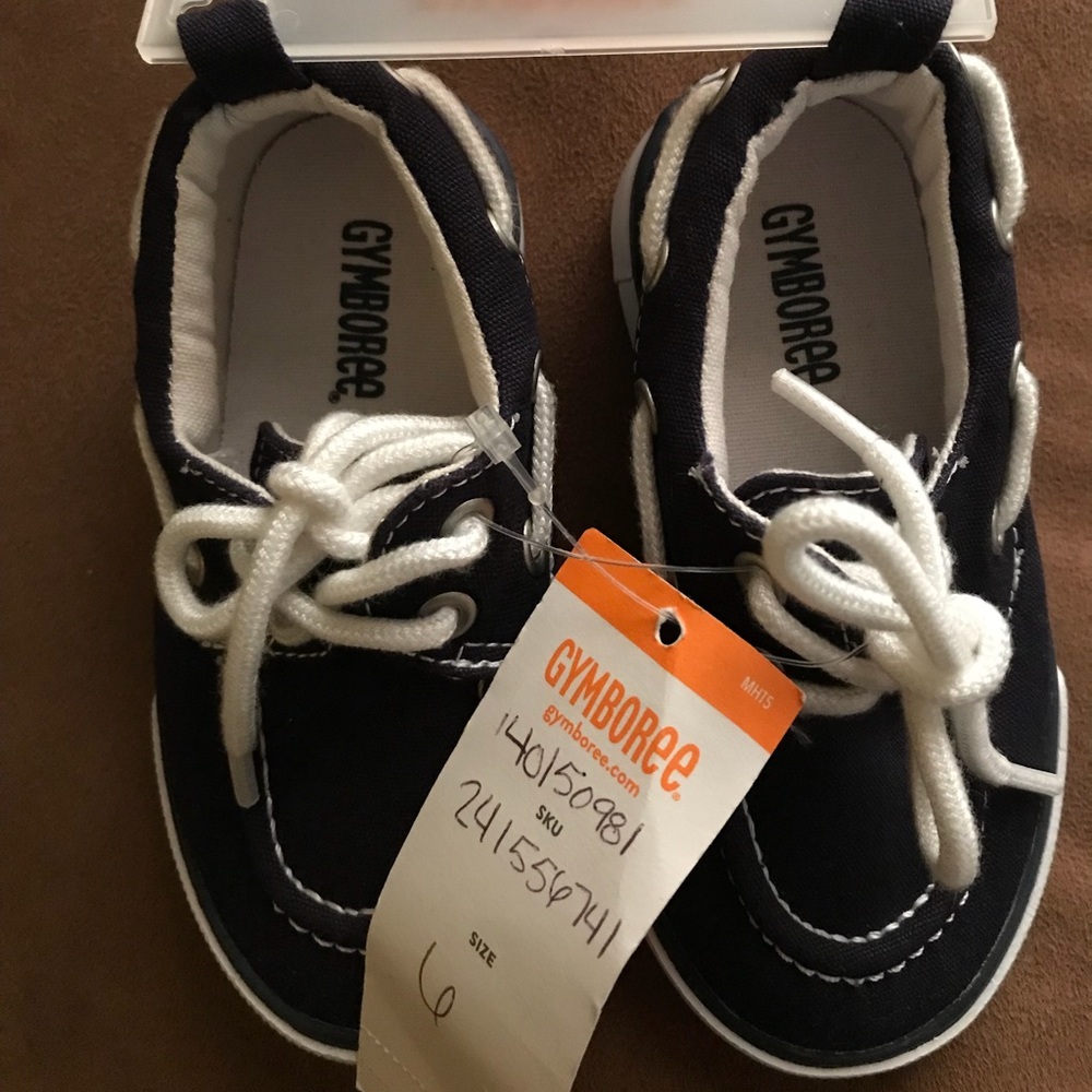 Gymboree Navy Boat Shoes